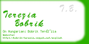 terezia bobrik business card